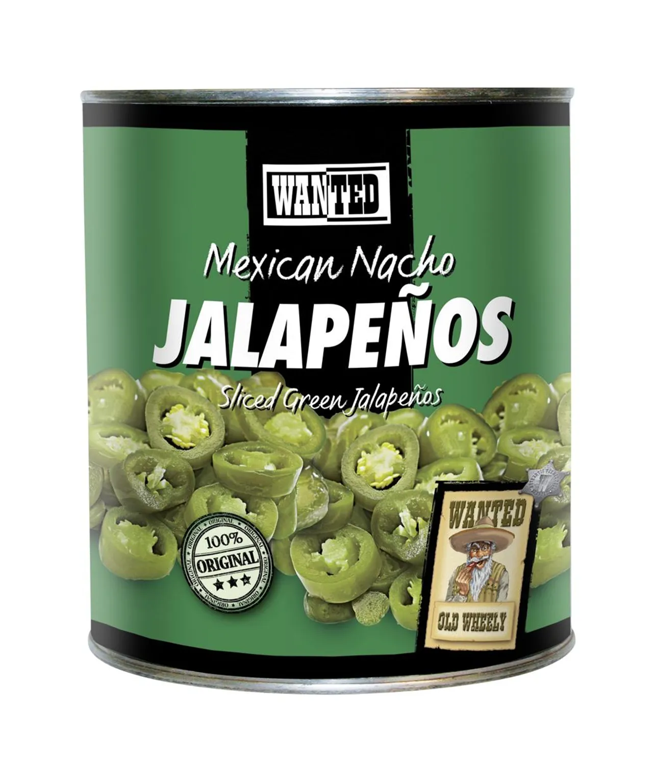 WANTED JALAPENOS GRØNN 2,8 KG