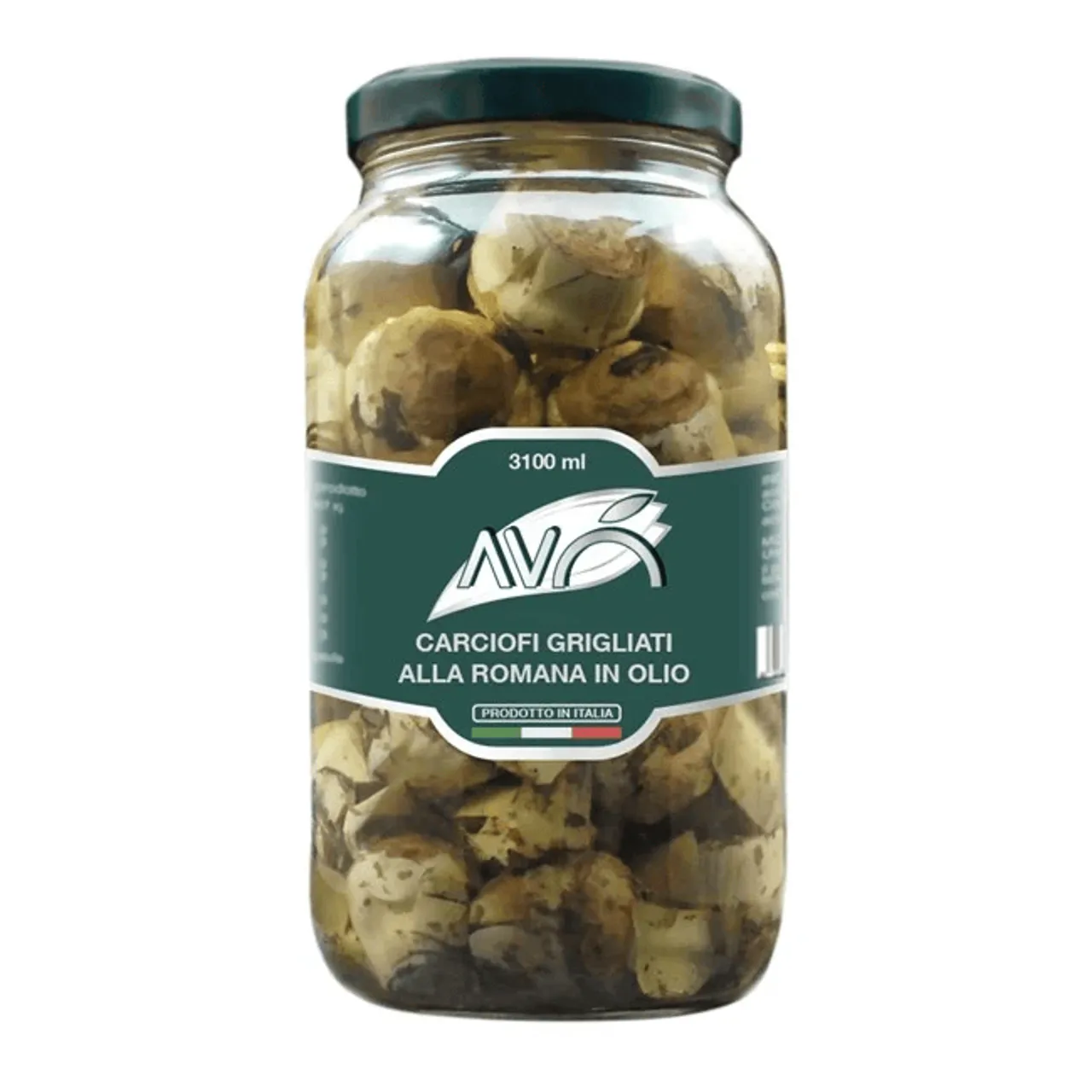 ARTISJOKK GRILLET ROMANA 3,10L GLASS ANTICA