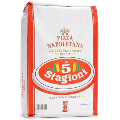 Mel Pizza Napoletana 5 Stag Tipo 00 25kg Sekk
