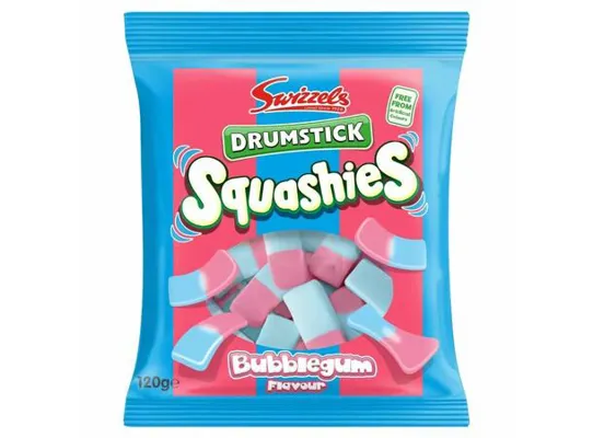 SQUASHIES BUBBLEGUM 120G SQUASHIES BUBBLEGUM 120G