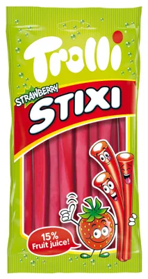TROLLI STIXI STRAWB 24X85G TROLLI STIXI STRAWB 24X85G