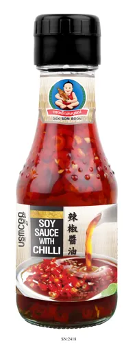 SOY SAUS MED CHILI DEK SOM BOON 125ML