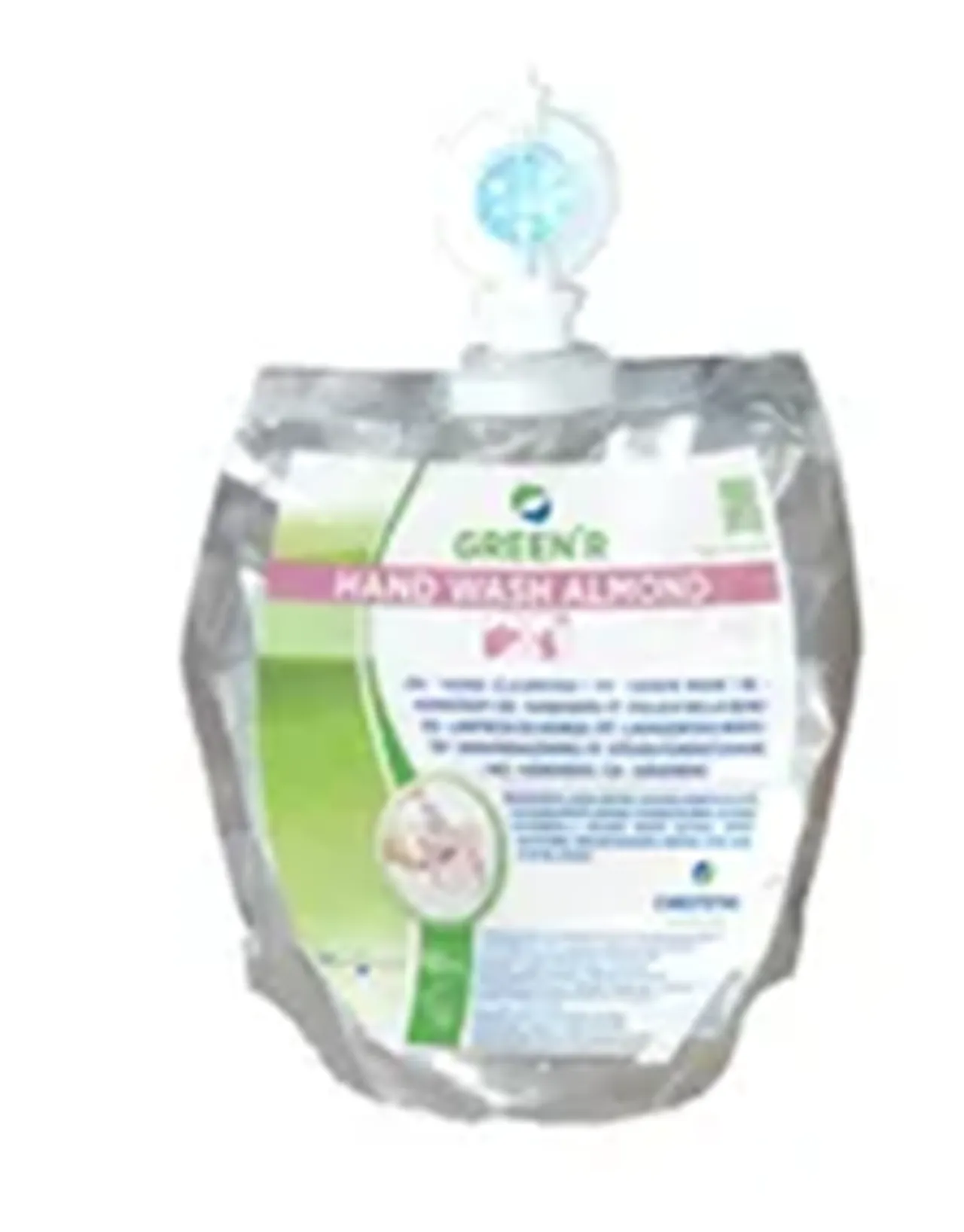 Green'R Hand Wash Almond, Pouch