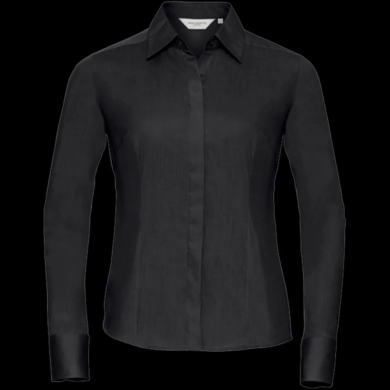 Dameskjorte Poplin 924F Svart S