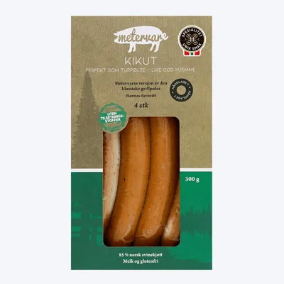 GRILLPØLSE KIKUT METERVARE GRILLPØLSE KIKUT METERVARE