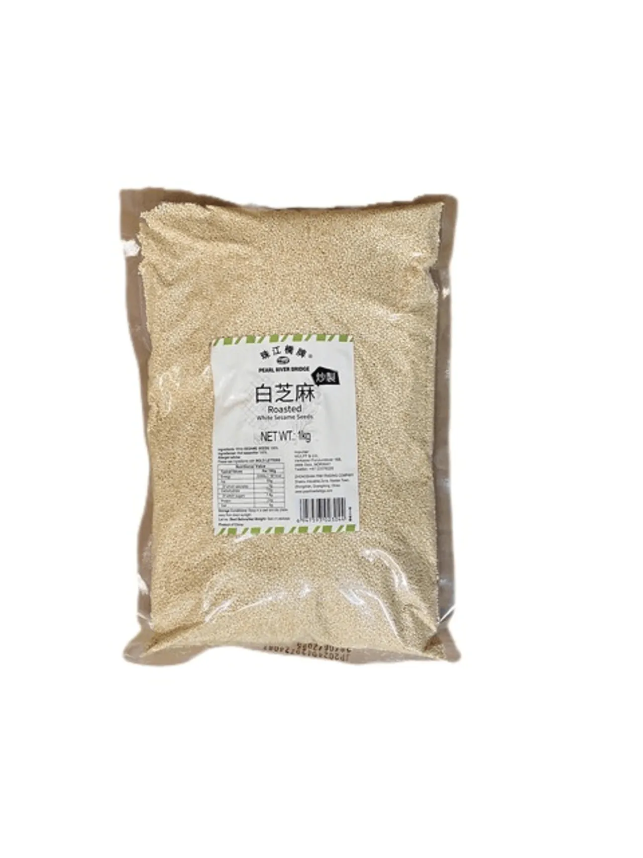SESAMFRØ RISTEDE HVITE 1KG X 10 PRB