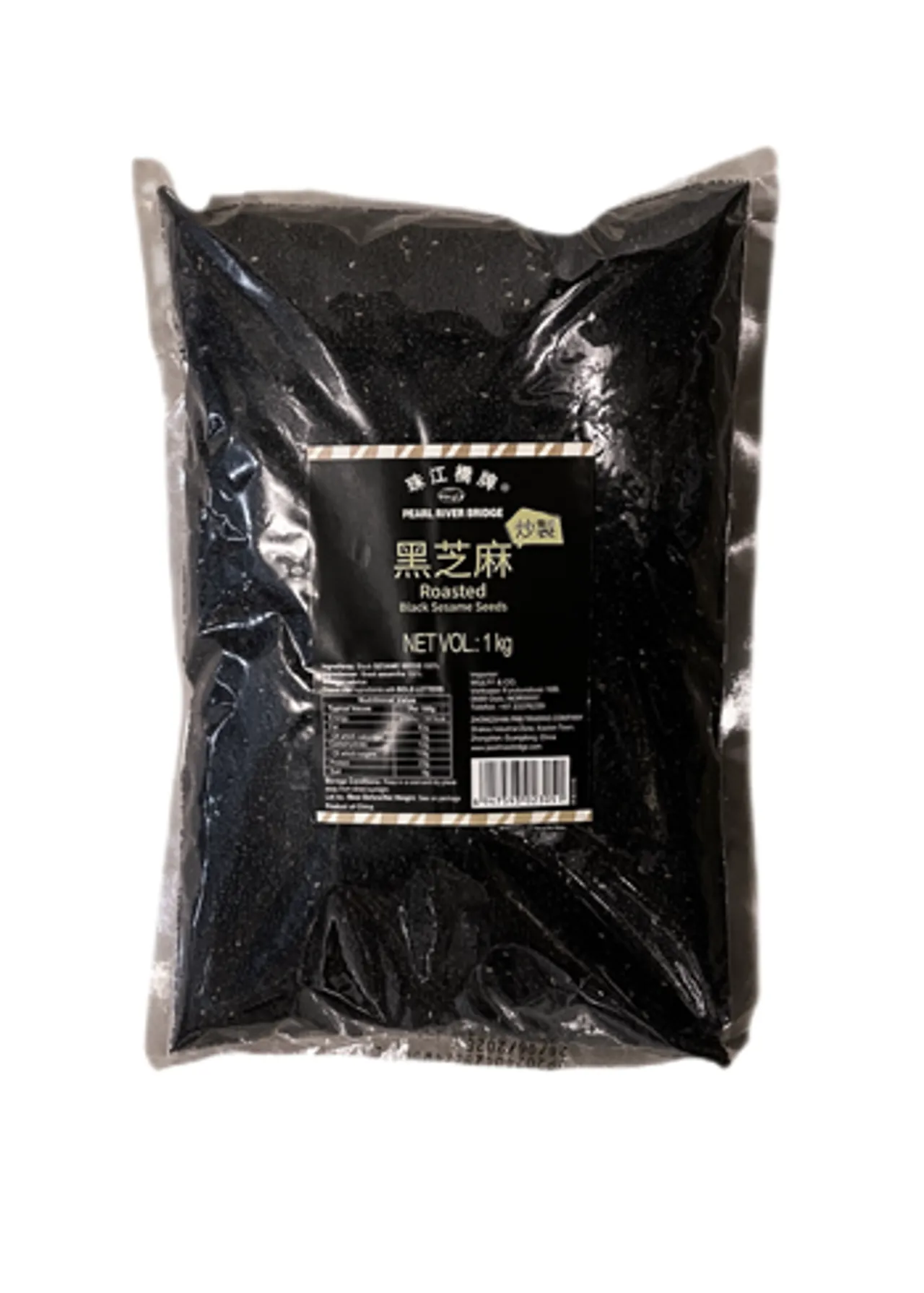 SESAMFRØ RISTEDE SORTE 1KG X 10 PRB