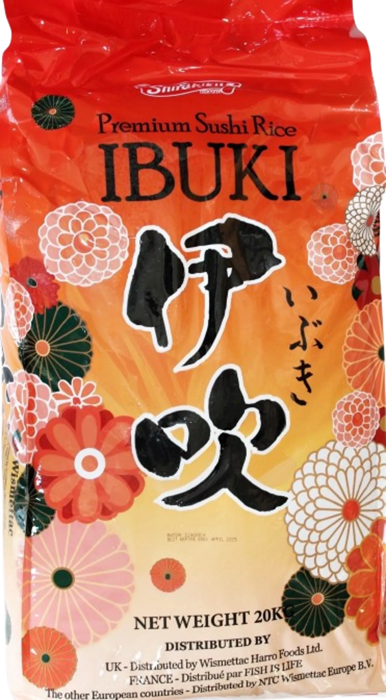 SUSHI RICE IBUKI 20KG(SHORT GRAIN)