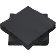 SERVIETTE 2-LAG SORT 24X24CM 400 PK