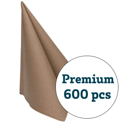 Serviett Premium Greige 40x40cm 50 Pk