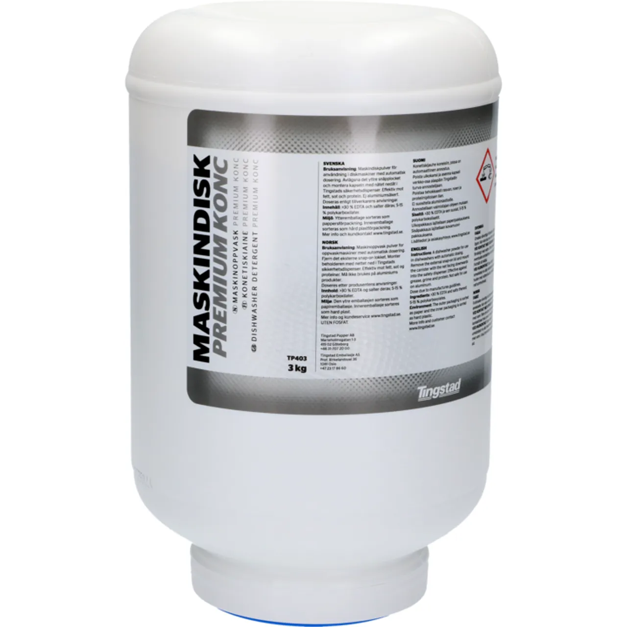 MASKINOPPVASK KONC ORG. 3KG
