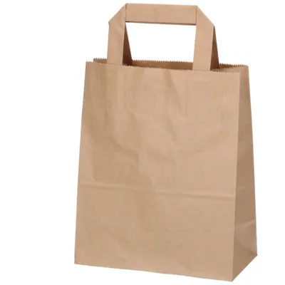 Papirpose Brun 18x9x22cm 3l