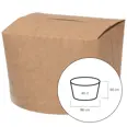 TAKE AWAY BOKS BRUN 45CL