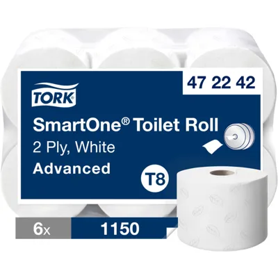 Toalettpapir Smartone Midi 2-L