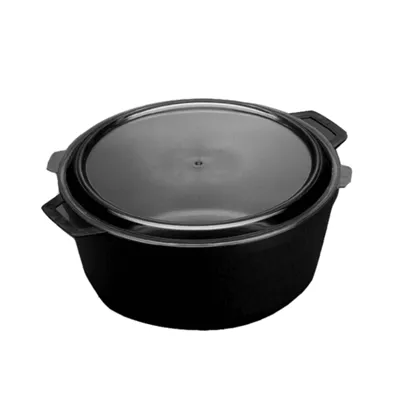 Gryte M/Lokk Svart 500ml, 100pk