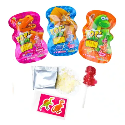 Funny Candy Pop Lolly Dino 16g