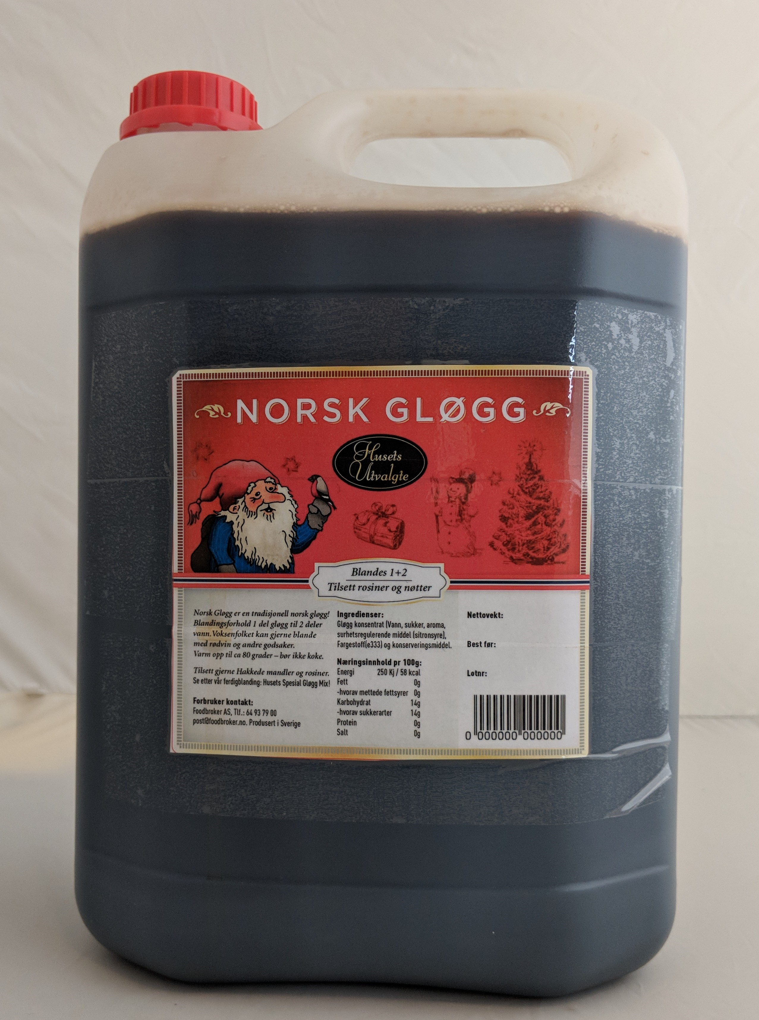 NORSK GLØGG KONSENTRAT 5L