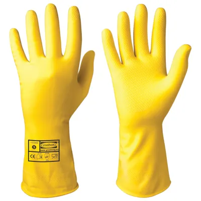 Oppvaskhanske Latex M 12 Pk