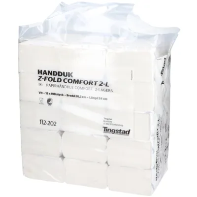 Håndkle Comfort 2l Z-Fold H2 198stk