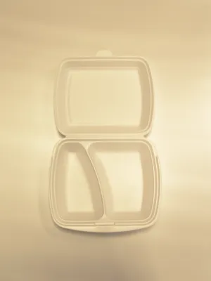 Take-Away Boks 2-Rom Xps 24x20x7cm 2x125pk
