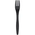 GJENBRUKSGAFFEL BIOKOMPOSITT SVART 18CM 60PK