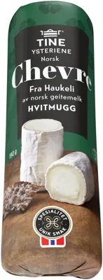 NORSK CHEVRE KVITMUGG HAUKELI 190G TINE NORSK CHEVRE KVITMUGG HAUKELI 190G TINE