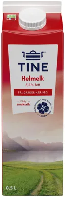 TINE HELMELK 3,5% ED 1/2L TINE HELMELK 3,5% ED 1/2L