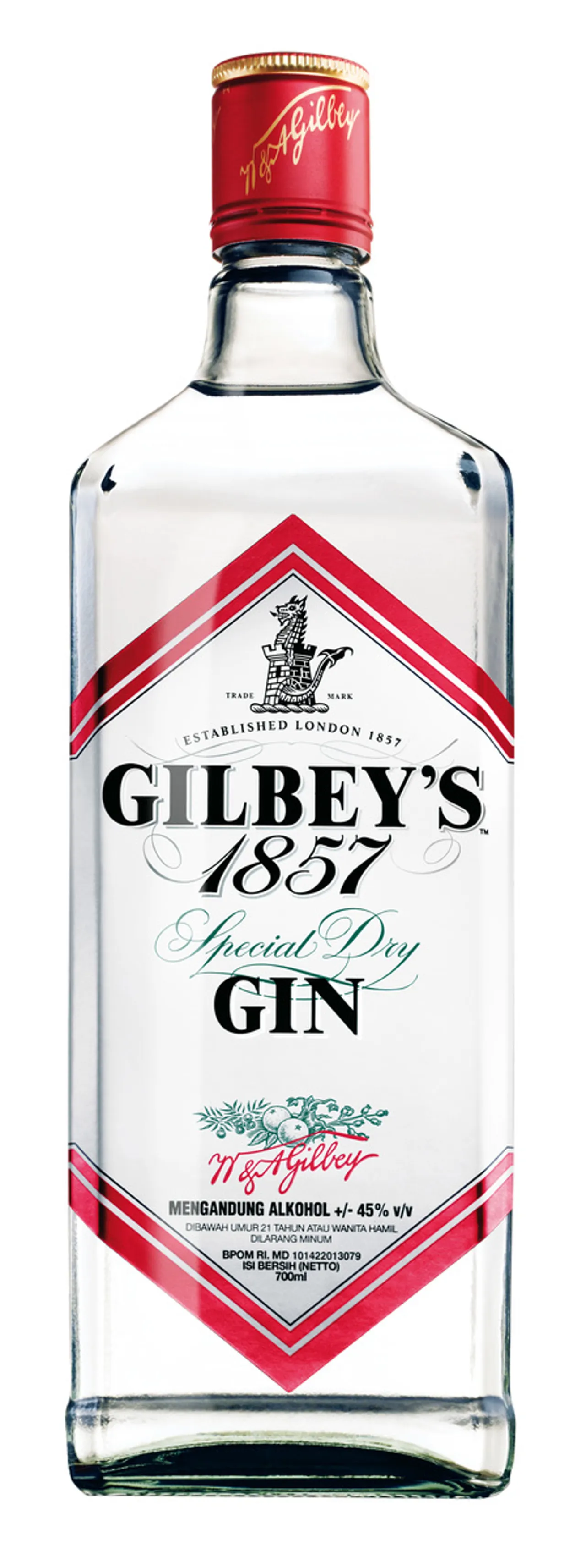 GILBEY S SPECIAL DRY GIN 37,5% 70CL