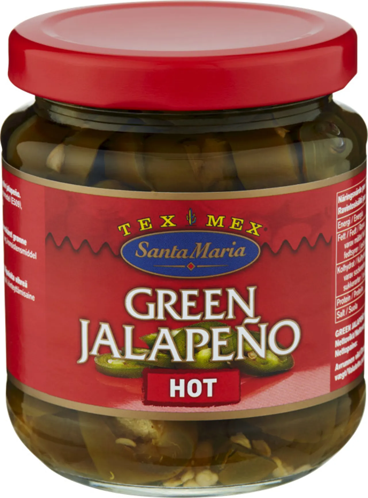 GREEN JALAPEÑO HOT 215G SANTA MARIA
