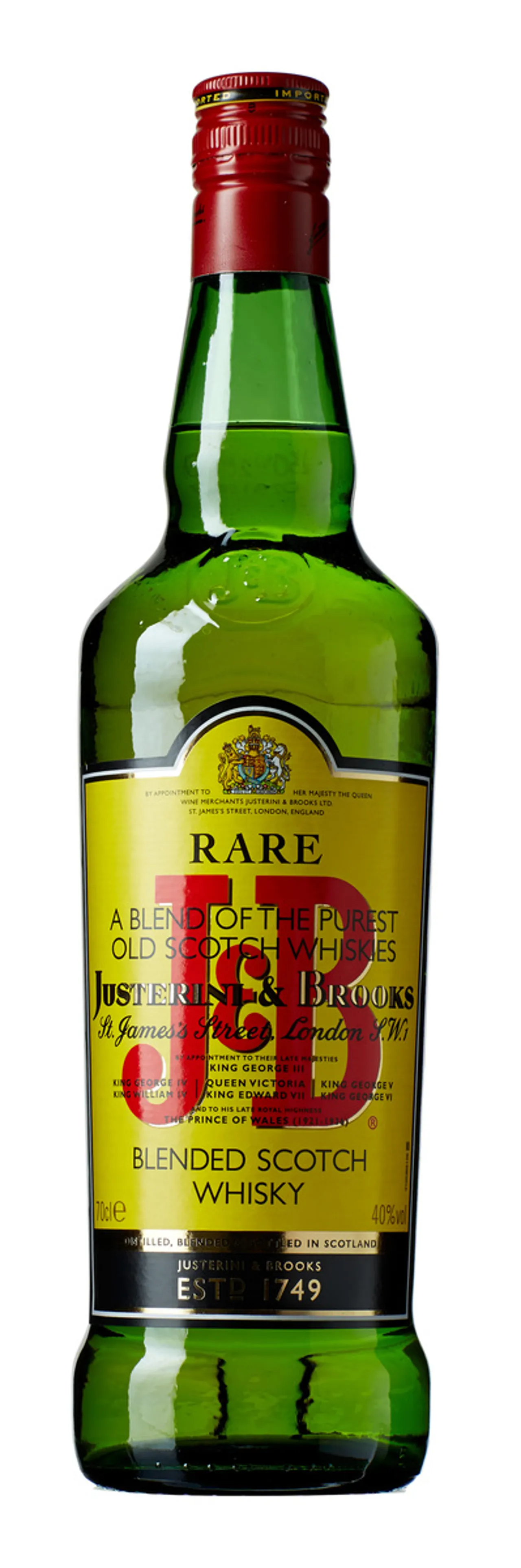 J & B RARE 40% 70CL