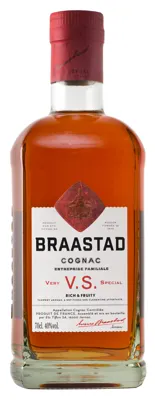 BRAASTAD COGNAC VS 40% 70CL BRAASTAD COGNAC VS 40% 70CL