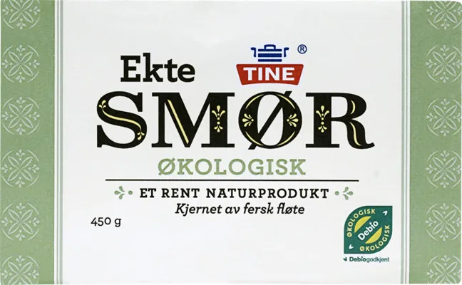 TINE ØKOLOGISK SMØR FOLIE 450G TINE ØKOLOGISK SMØR FOLIE 450G