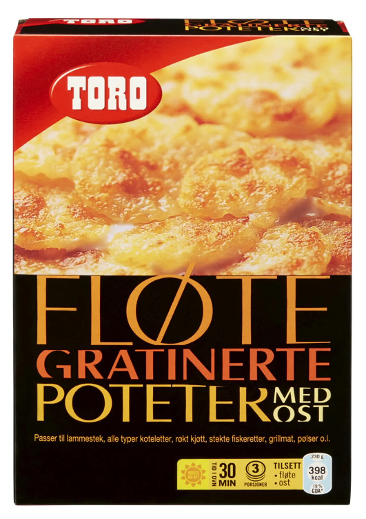 TORO FLØTEGRATINERTE POTETER 104G