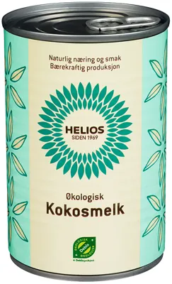 HELIOS ØKOLOGISK KOKOSMELK 400ML HELIOS ØKOLOGISK KOKOSMELK 400ML