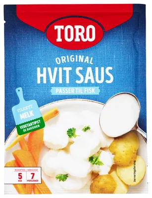 Hvit Saus Original 38g Toro