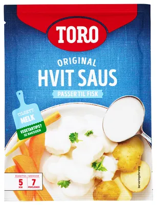 HVIT SAUS ORIGINAL 38G TORO HVIT SAUS ORIGINAL 38G TORO