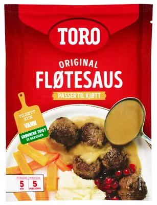 TORO FLØTESAUS ORIGINAL 50G TORO FLØTESAUS ORIGINAL 50G