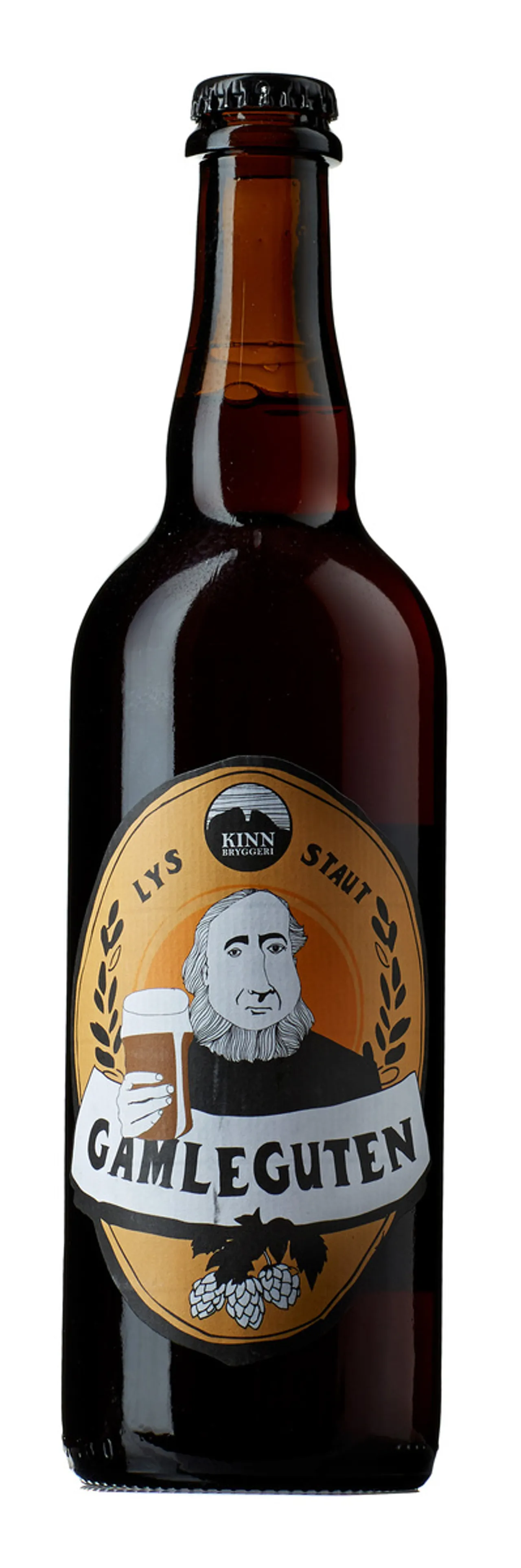 KINN GAMLEGUTEN LYS STAUT FL 7% 12X75CL
