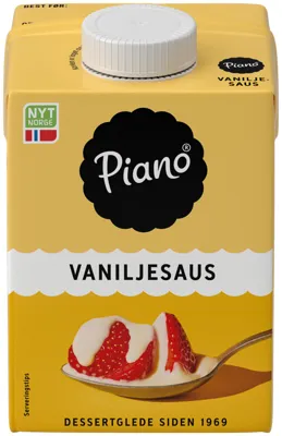Piano Vaniljesaus 1/2l Tine