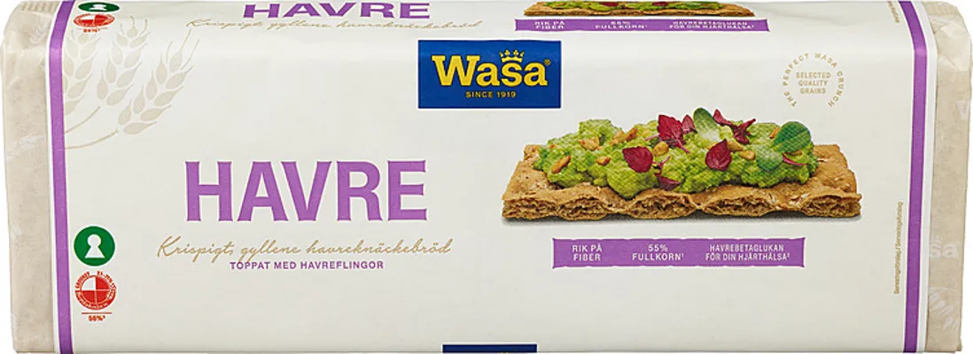 Wasa Knekkebrød Havre Økonomi 600g