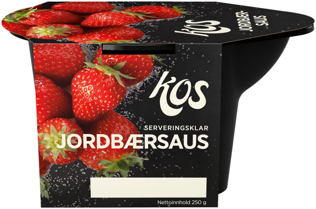 KOS JORDBÆRSAUS 4-5 PORSJONER 250G FJORDLAND