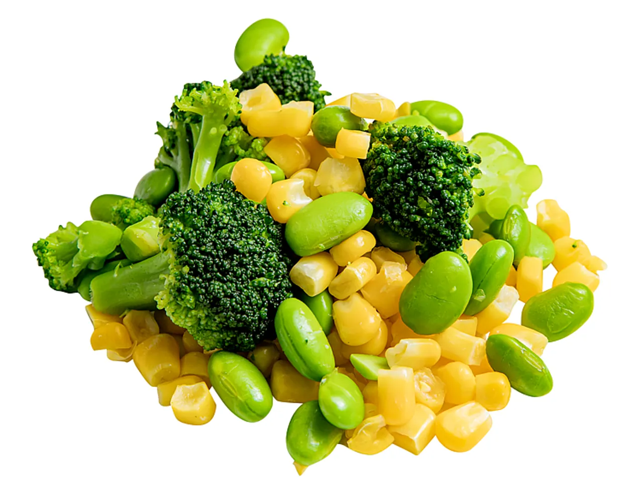 GRØNNSAKSBLANDING MED SOYABØNNER