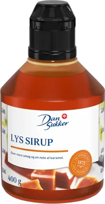 Lys Sirup Flaske 400g Dansukker