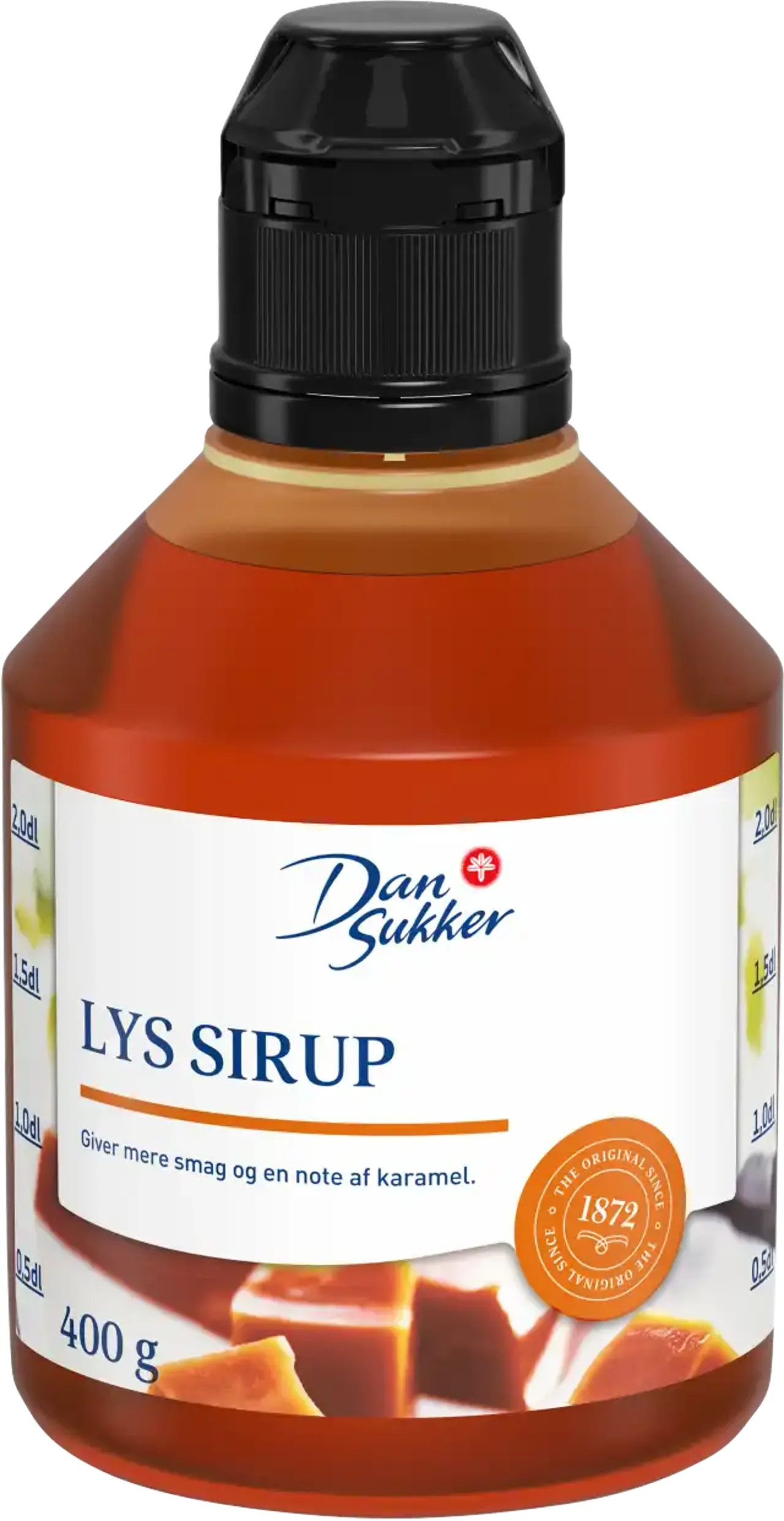 LYS SIRUP FLASKE 400G DANSUKKER