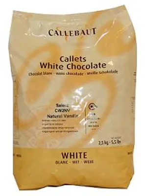 Callebaut Sjokolade Hvit Cw2 2,5kg