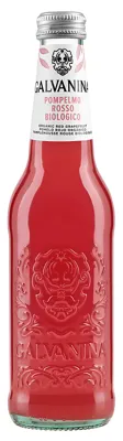 Rød Grapefruktbrus Øko 355ml Galvanina