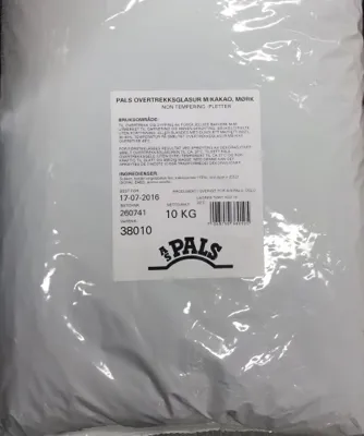 SJOKOLADEOVERTREKK MØRK 10KG SJOKOLADEOVERTREKK MØRK 10KG