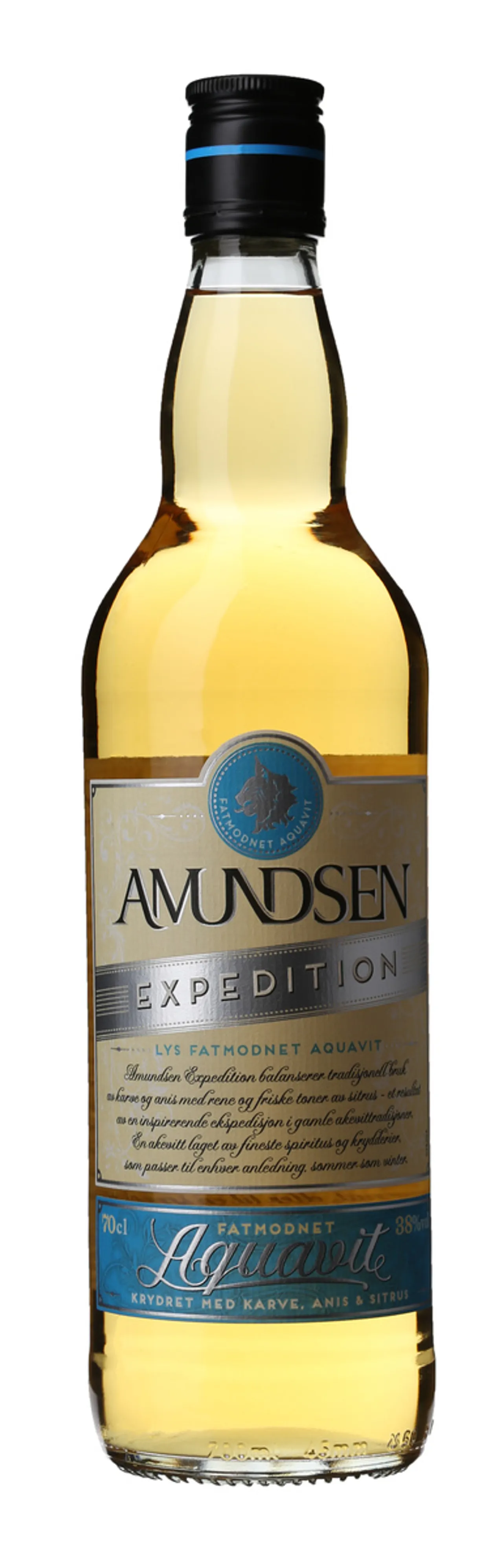 AMUNDSEN EXPEDITION LYS FATMODNET AQUAVIT 38% 70CL