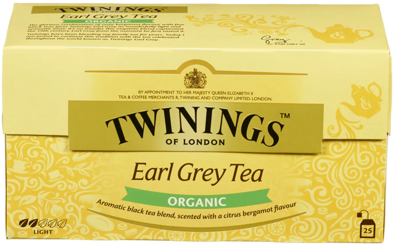 TWININGS EARL GREY ØKOLOGISK 12X25BG