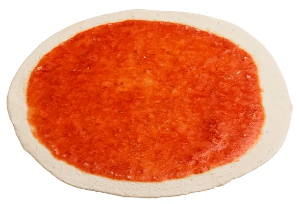 Am.Rå Pizzabunn 40cm M/Saus Slåtto